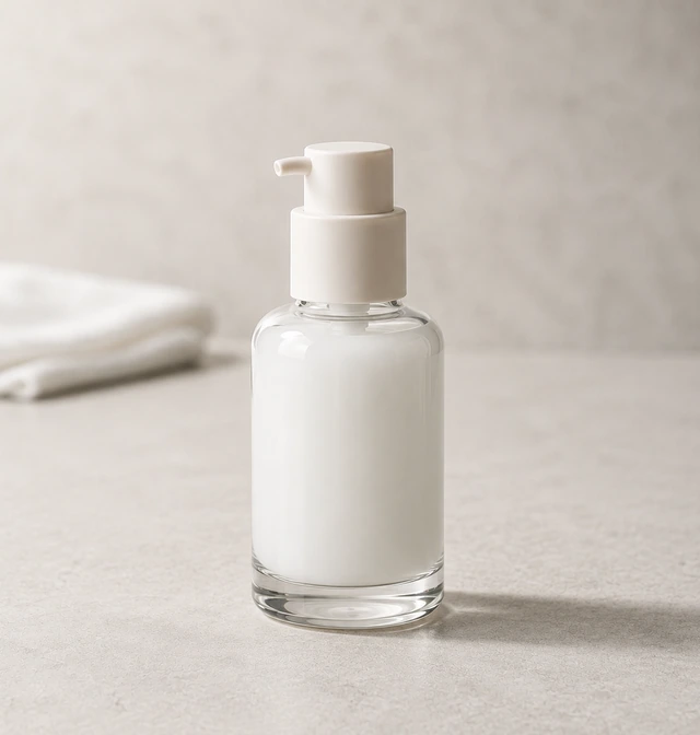 60mL 丸型乳液ボトルの製品写真