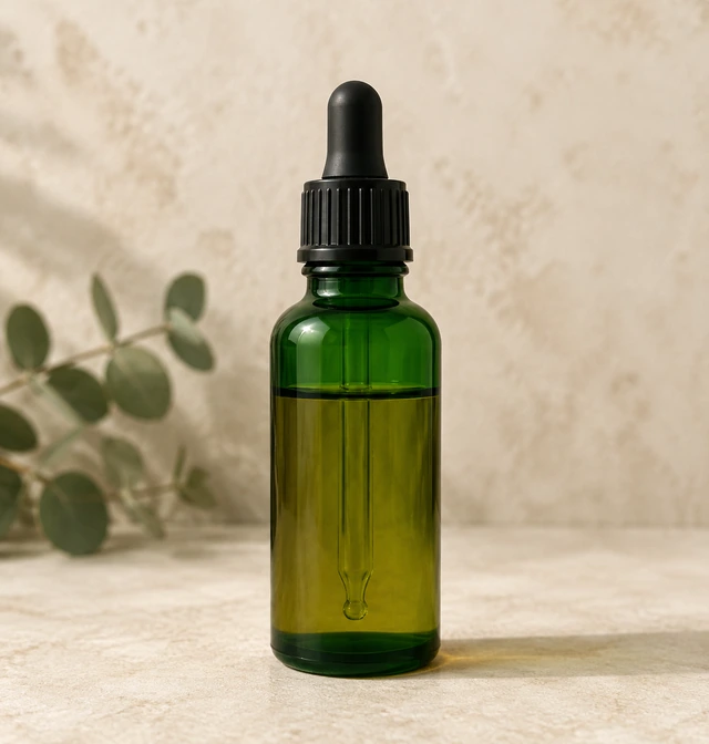 30mL グリーンスポイトボトルの製品写真
