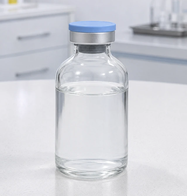 100mL 注射剤用成形バイアルの製品写真