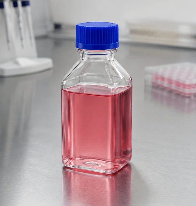 100mL 角型培地保存びんの製品写真