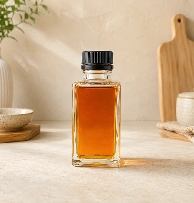 120mL 角型調味料びんの製品写真
