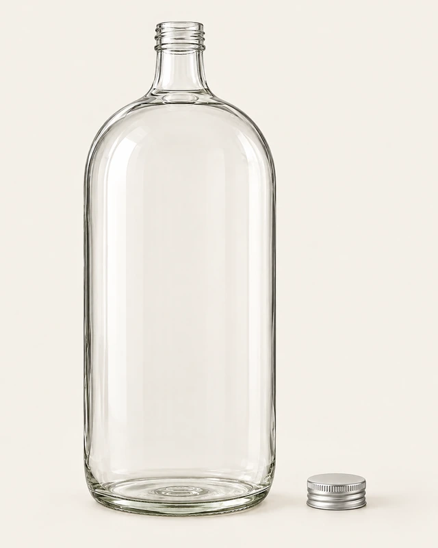 大型飲料びんの瓶口と対応部品の詳細