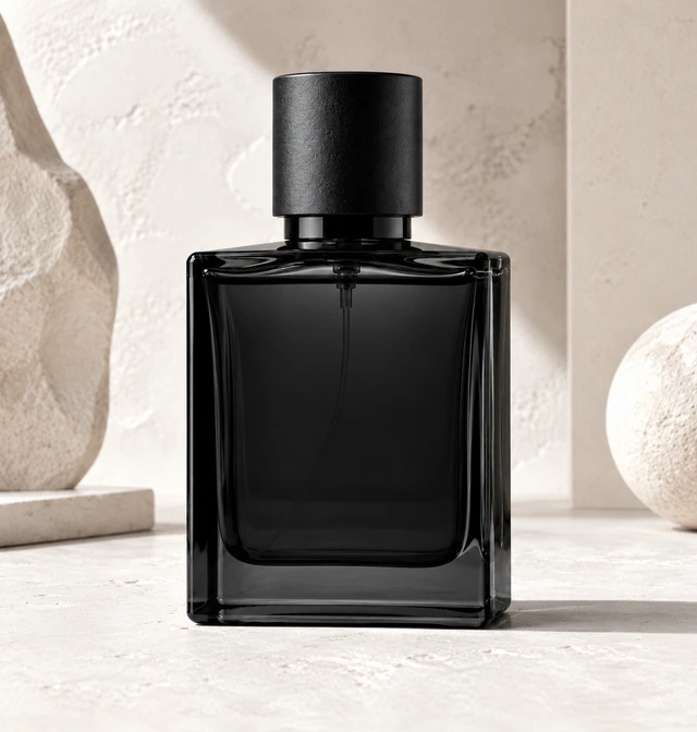 30mL ブラック香水ボトルの製品写真