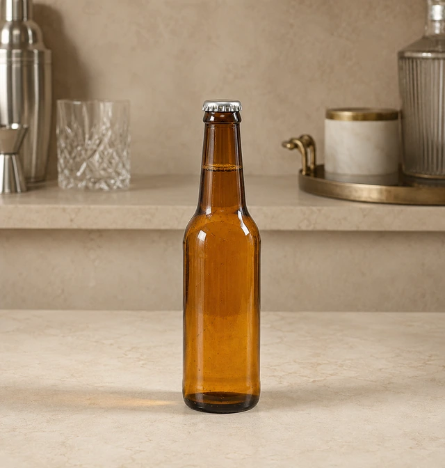250mL アンバービールびんの製品写真