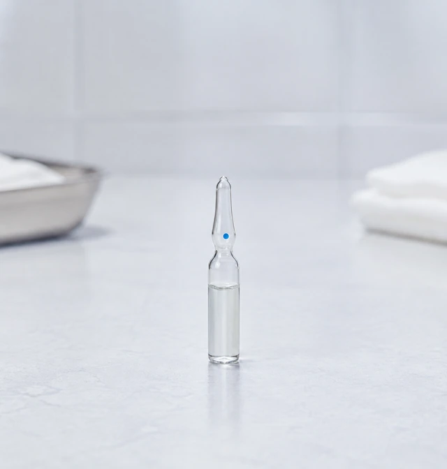 1mL ホウケイ酸ガラスアンプルの製品写真
