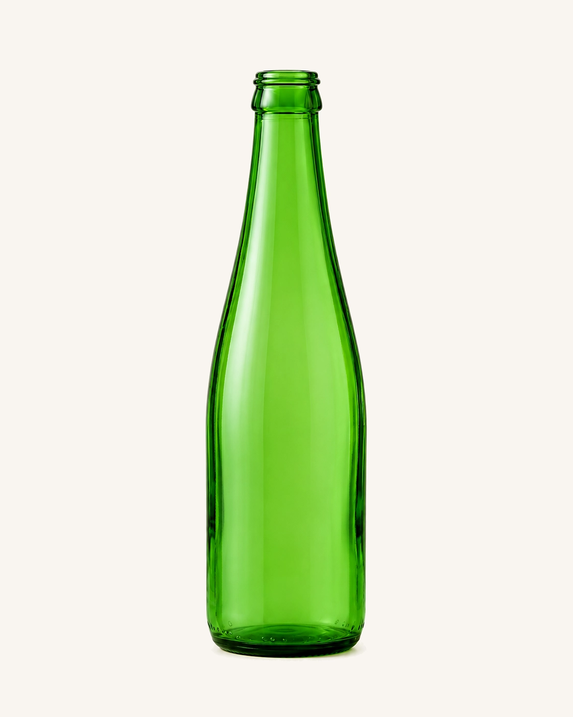 P0526 グリーン炭酸飲料びんの容器構造
