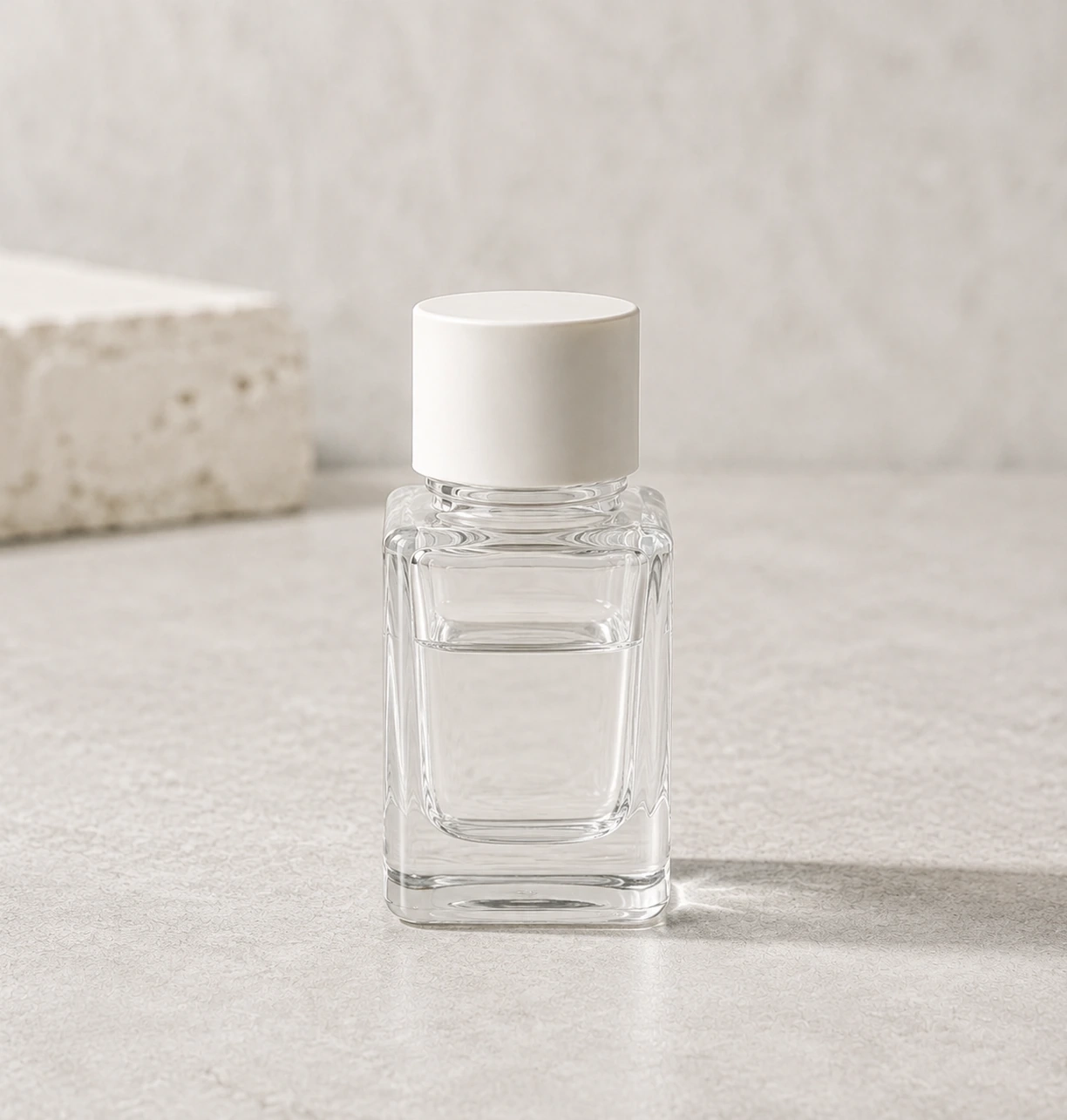 30mL 角型美容液ボトルの製品写真