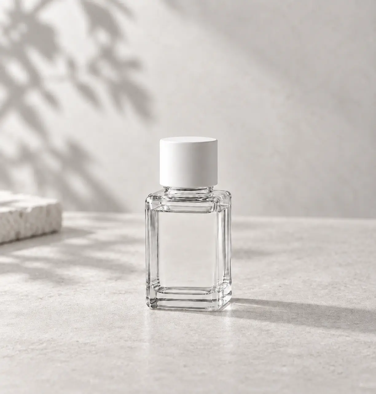 30mL 厚底角型ローションボトルの外観