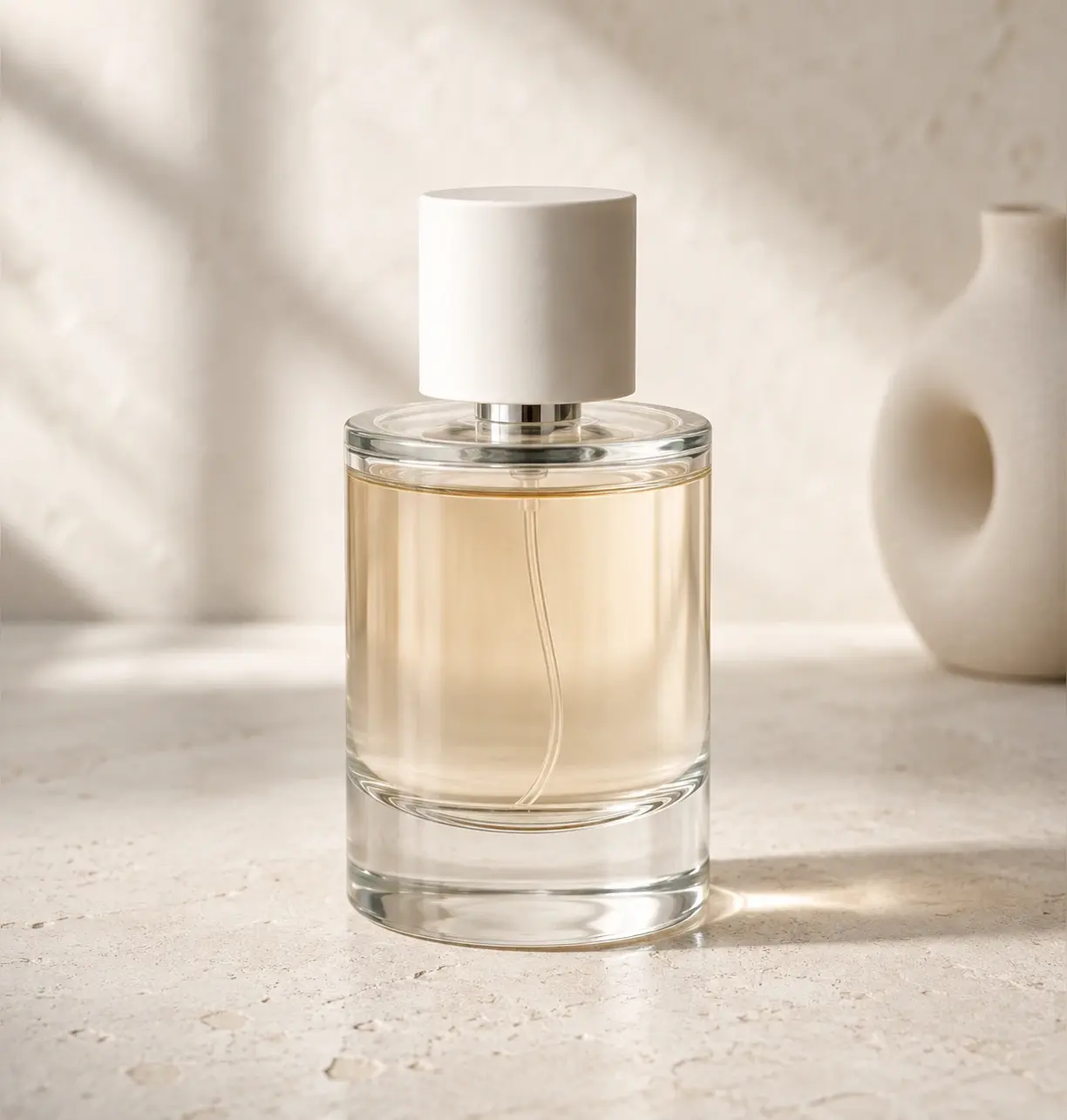 50mL 円筒厚底香水ボトルの外観