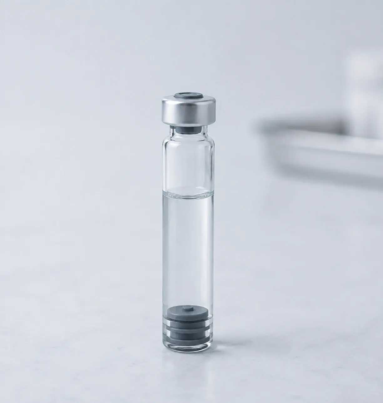 1.5mL 注入器用ガラスカートリッジの外観