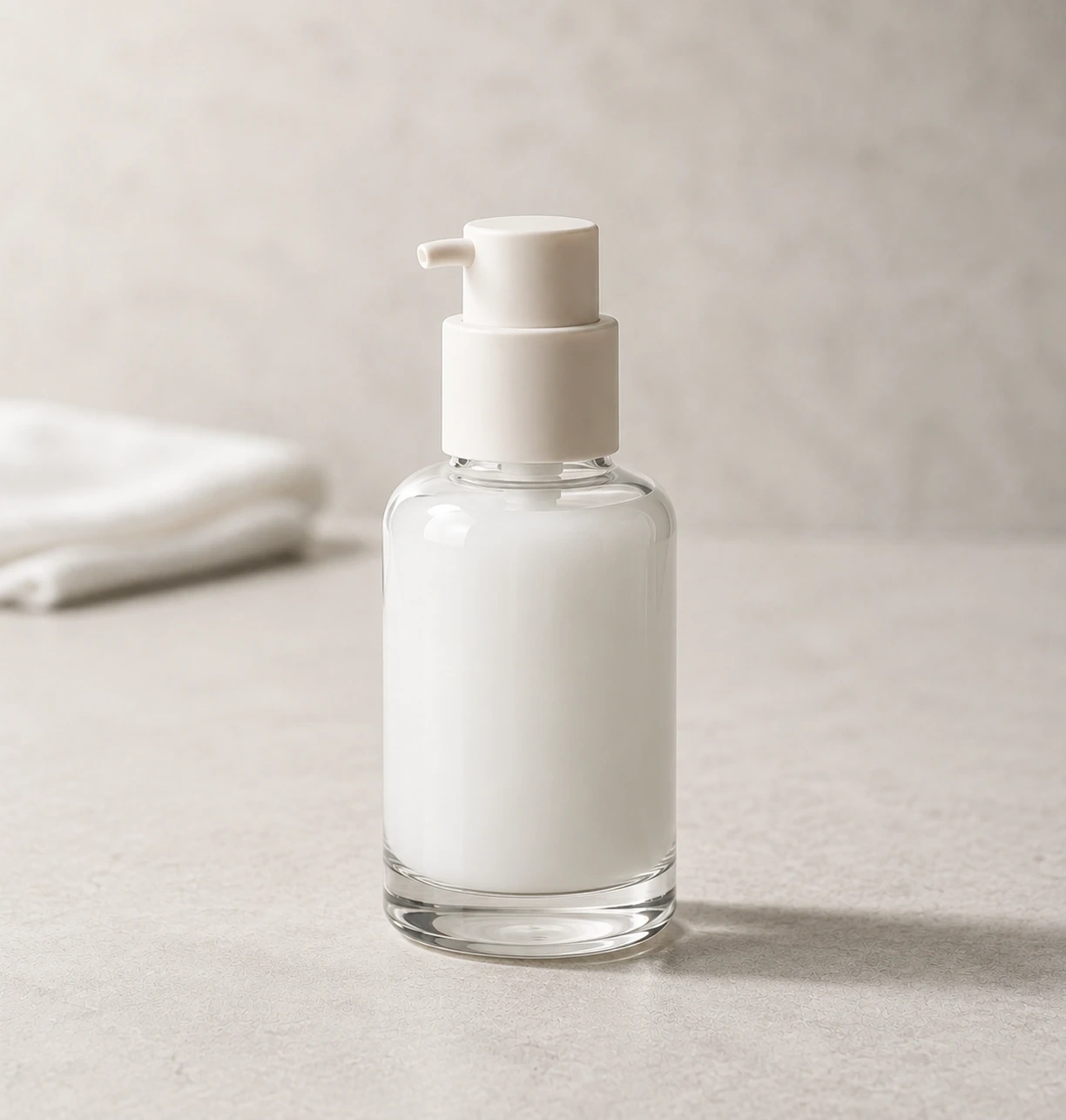 60mL 丸型乳液ボトル(P0106)の製品写真
